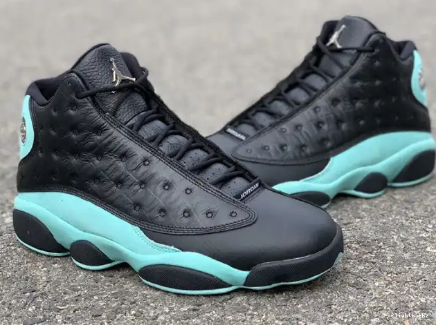 13 Black 414571-030 Jordan Retro Air Green Island 0613